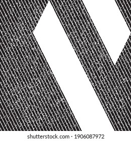 Seamless pattern with grunge oblique black segments