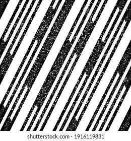 Seamless pattern with grunge oblique black segments