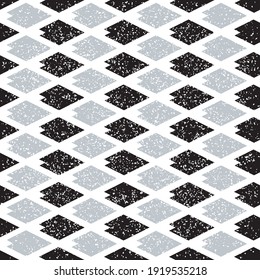 Patrón sin soldadura con segmentos negro oblicuo y gris plateado