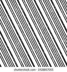 Seamless pattern with grunge oblique black segments