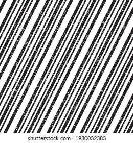 Seamless pattern with grunge oblique black segments
