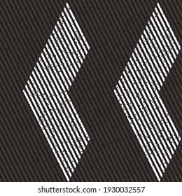 Seamless pattern with grunge oblique black segments