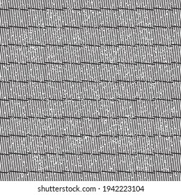 Seamless pattern with grunge oblique black segments