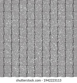 Seamless pattern with grunge oblique black segments