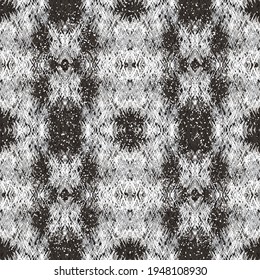 Seamless pattern with grunge oblique black segments