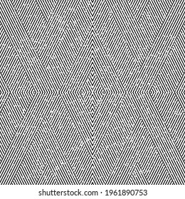 seamless pattern with grunge oblique black segments