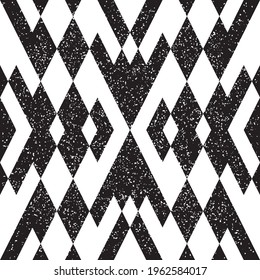 Seamless pattern with grunge oblique black and white lines.eps