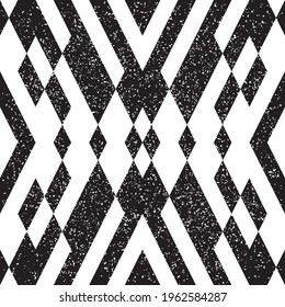 Seamless pattern with grunge oblique black streaks.eps