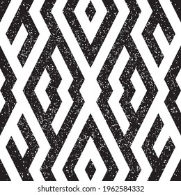 Seamless pattern with grunge oblique black bands.eps