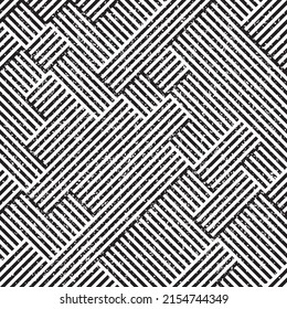 seamless pattern with grunge oblique black segments