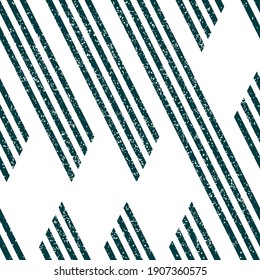 Seamless pattern with grunge oblique colored segments
