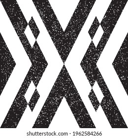 Seamless pattern with grunge oblique white bands.eps