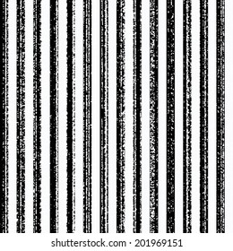 Seamless Pattern With Grunge Stripes 