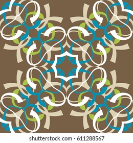 Seamless pattern. Grunge style. Wallpaper, background and textile.