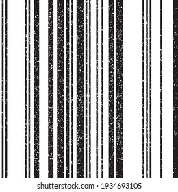 Seamless pattern with grunge vertical black lines