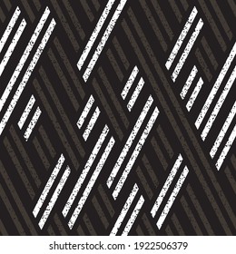 Seamless pattern with grunge white segments