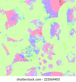 Seamless pattern with grungy effects. Multicolored background with vivid colors for wrapping paper, web design or printed media.