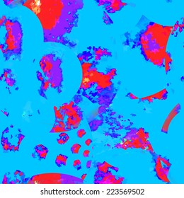 Seamless pattern with grungy effects. Multicolored background with vivid colors for wrapping paper, web design or printed media.