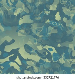 Seamless pattern with grungy elements. Camouflage background for textile prints, web usage and wrapping paper. Stylish texture for wrapping paper or book covers.