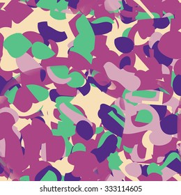 Seamless pattern with grungy elements. Camouflage background for textile prints, web usage and wrapping paper. Stylish texture for wrapping paper or book covers.