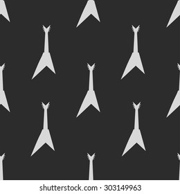 seamless pattern with guitar