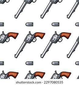 Patrón sin foco de armas en un fondo blanco