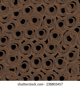 seamless pattern of   hair can be used as wallpaper for business cards for design
