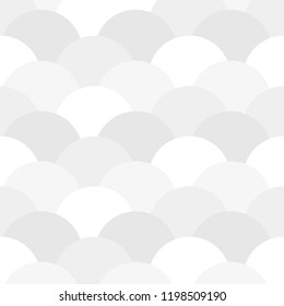 Seamless pattern of half circles