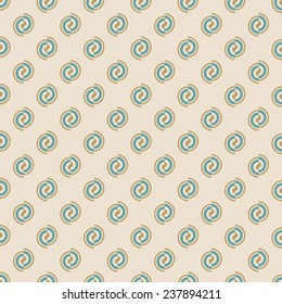 seamless pattern of half circles. each color in separate layer.