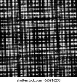 Seamless pattern halftone design. Modern textile print with dots. Vector fashion background. Grunge dirty circles