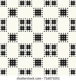 Seamless pattern halftone design. Modern textile print with dots. Vector fashion background. Grunge dirty circles.