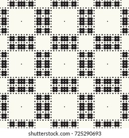 Seamless pattern halftone design. Modern textile print with cute dots. Vector fashion background. Grid of circles.