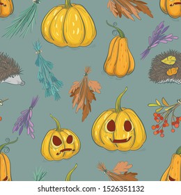 Seamless pattern. Halloween pattern