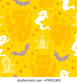 seamless pattern of halloween