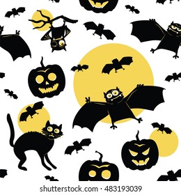 Seamless pattern for Halloween