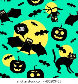 Seamless pattern for Halloween