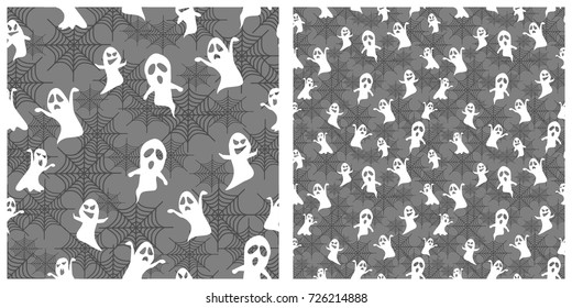 Seamless pattern of Halloween background. 