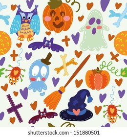 Seamless pattern/ Halloween. Seamless pattern can be used for wallpaper, pattern fills, web page background,surface textures for your design