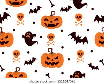 Seamless pattern , halloween decoration, vector eps 10 