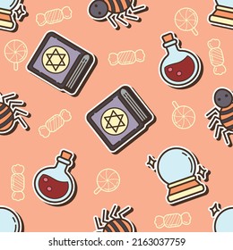 Seamless pattern Halloween event pattern