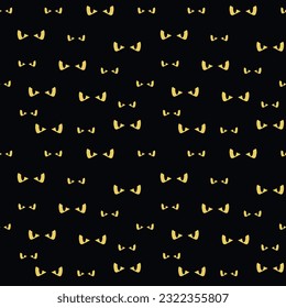Seamless pattern of halloween eyes. Vector image.