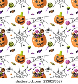 Seamless pattern for Halloween party