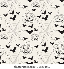 Seamless pattern. Halloween print