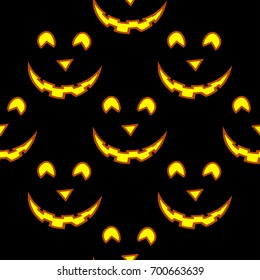seamless pattern halloween  pumpkin 