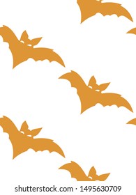 Seamless pattern with halloween pumpkins spider web zombie bat. Can be used for scrapbook digital paper, textile print, page fill. Vector illustration
