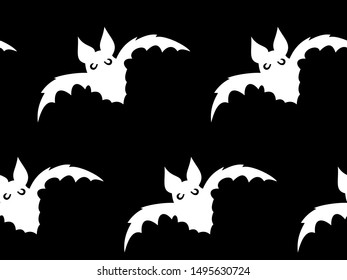 Seamless pattern with halloween pumpkins spider web zombie bat. Can be used for scrapbook digital paper, textile print, page fill. Vector illustration