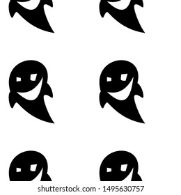 Seamless pattern with halloween pumpkins spider web zombie bat. Can be used for scrapbook digital paper, textile print, page fill. Vector illustration