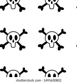 Seamless pattern with halloween pumpkins spider web zombie bat. Can be used for scrapbook digital paper, textile print, page fill. Vector illustration
