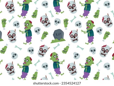 Seamless pattern for Halloween. Vector illustration