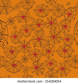 Seamless pattern for Halloween.  Vector illustration.